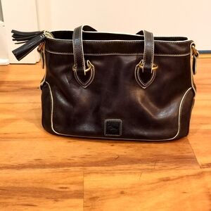 Dooney & Bourke Florentine Shopper Dark Brown CALLOUTS-price Reflects
